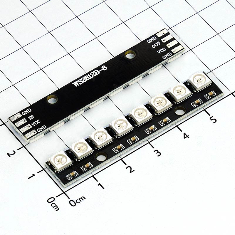 Mạch LED Thanh WS2812B 5050 RGB 8 Bit  LED NEOPixel