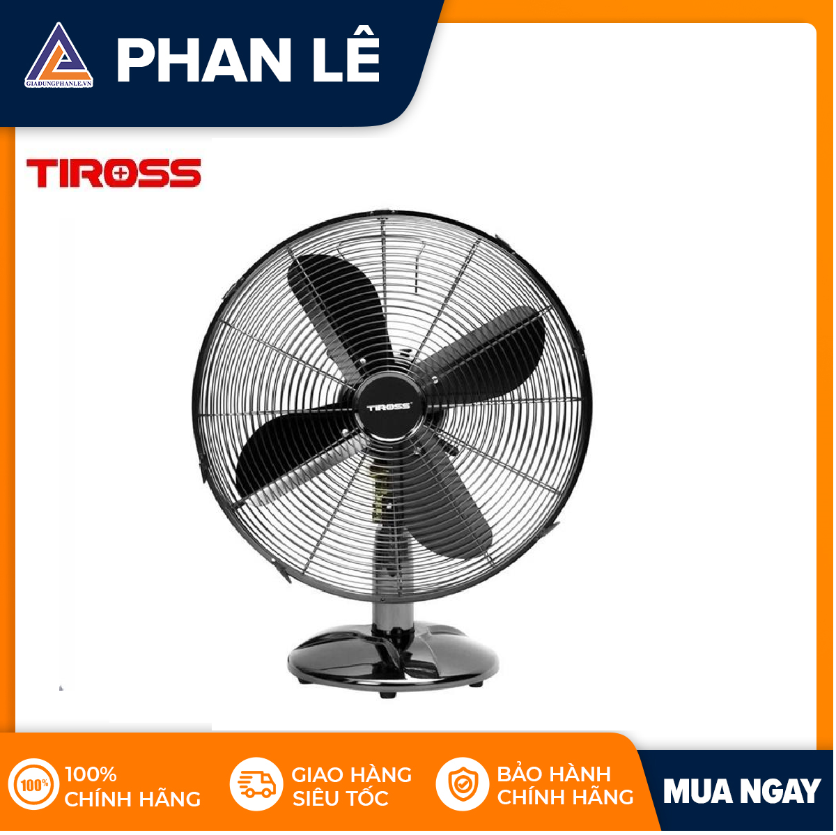 Quạt bàn Tiross TS953 (Ghi)