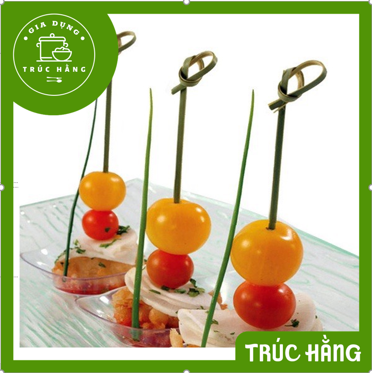 Xiên que xiên trái cây trang trí decor (gói 100 cái)