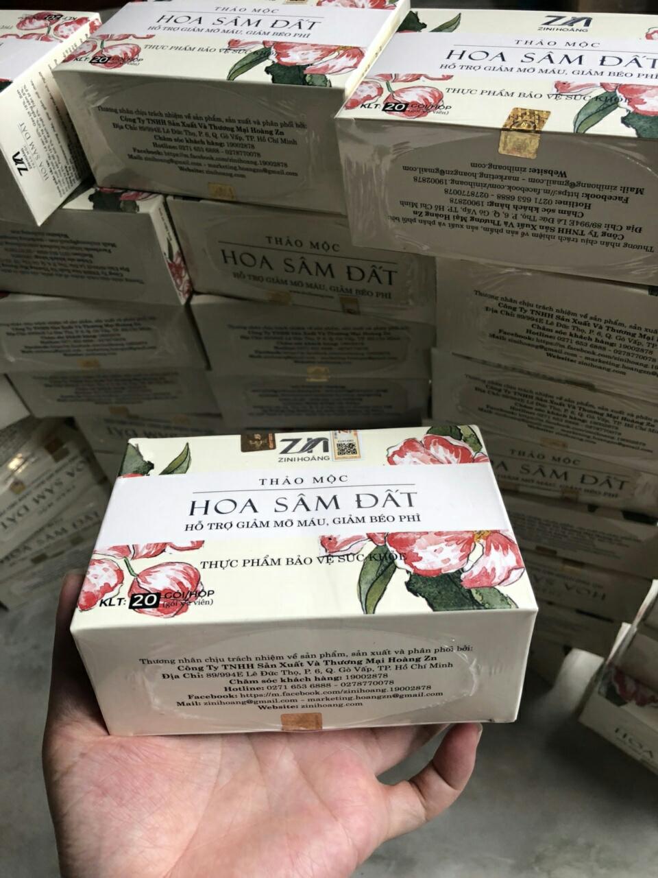 Trà giảm cân Hoa Sâm Đất Zn