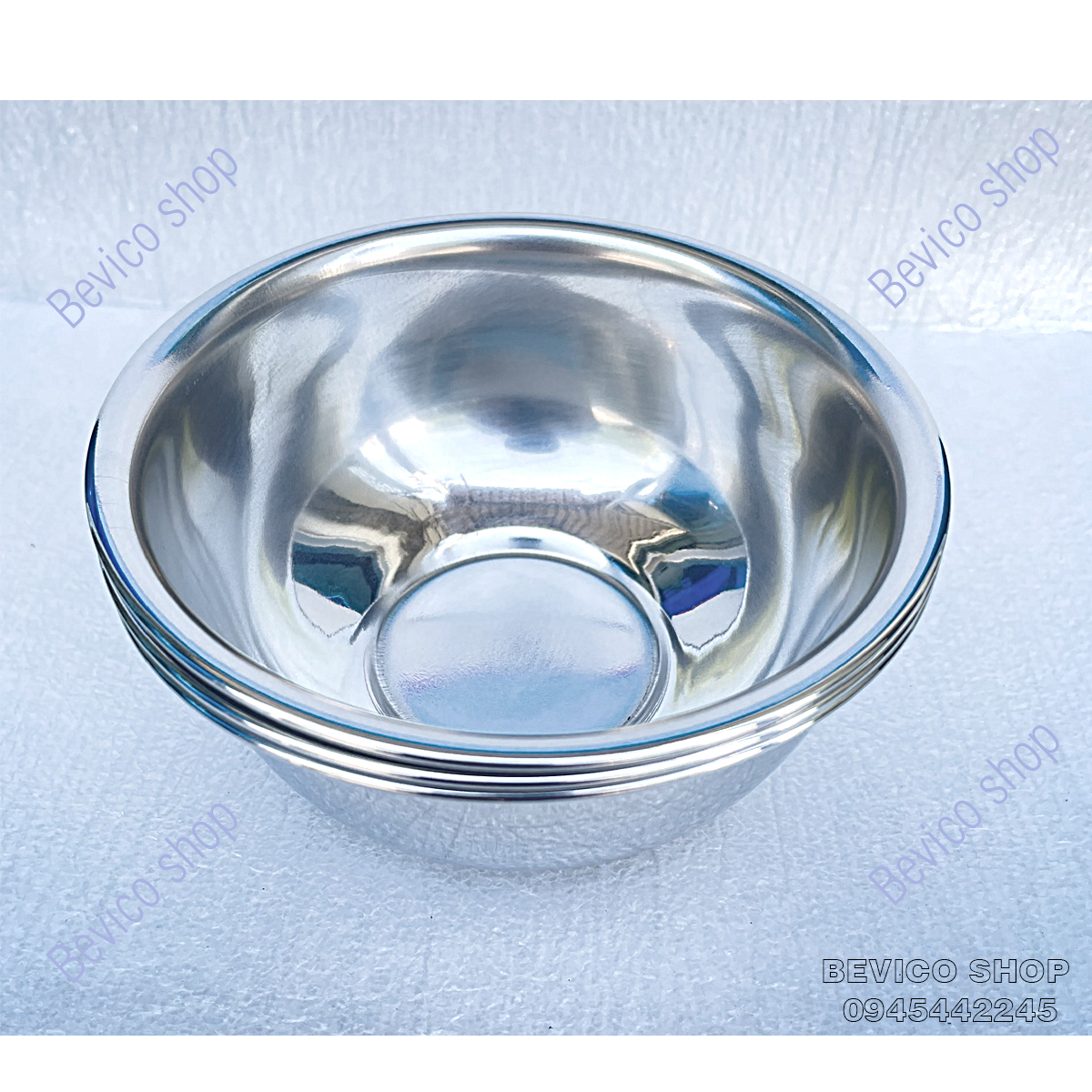 Combo 5-10 chén inox không hít (3 size) | đựng cơm, canh, nước chấm...