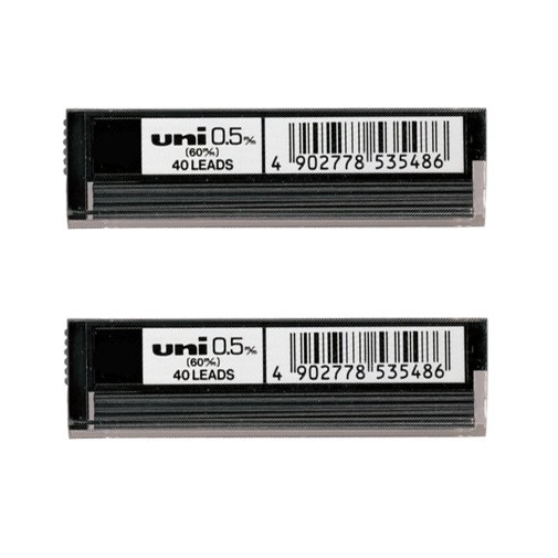 [HCM]TUÝP RUỘT CHÌ 2B UNI 0.5MM (60MM 12 HOẶC 40 NGÒI / TUÝP)