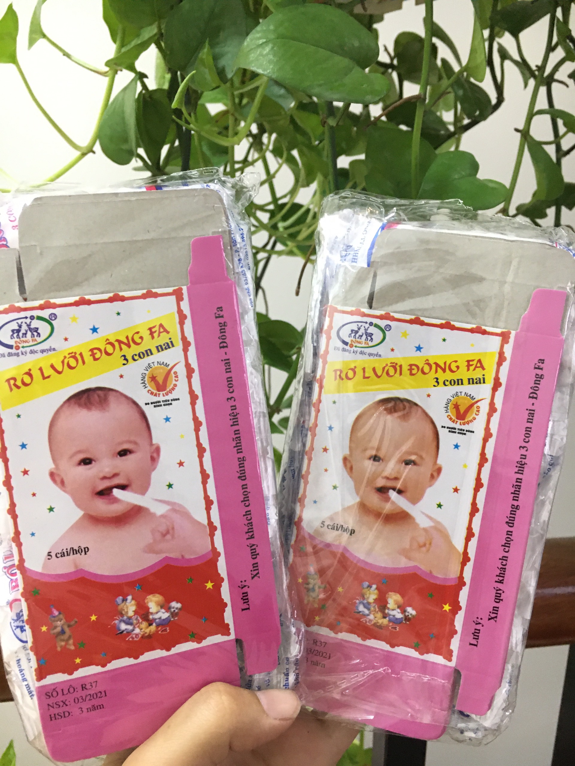 Rơ Lưỡi Đông Pha Vệ Sinh Miệng Cho Bé ( Combo 5-10 hộp)