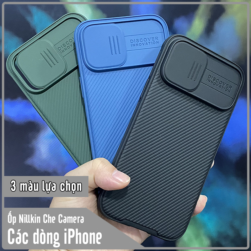 Ốp lưng cho iPhone 12 - iPhone 12 Pro - iPhone 12 Pro Max Nillkin CamShield che camera