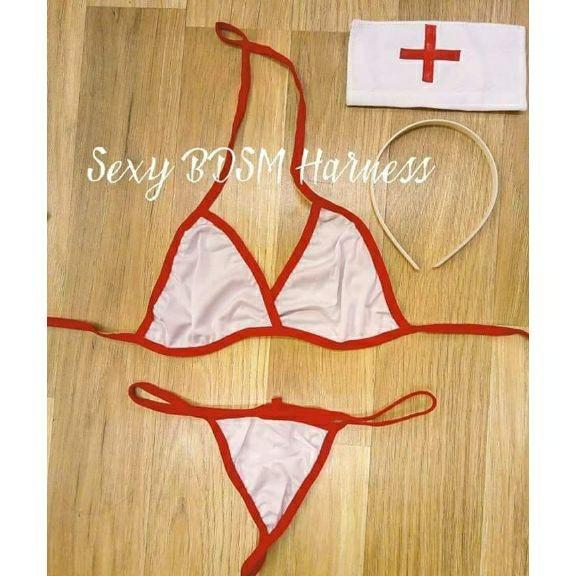 Bộ đồ lót (bikini) cosplay y tá fullset Lamia