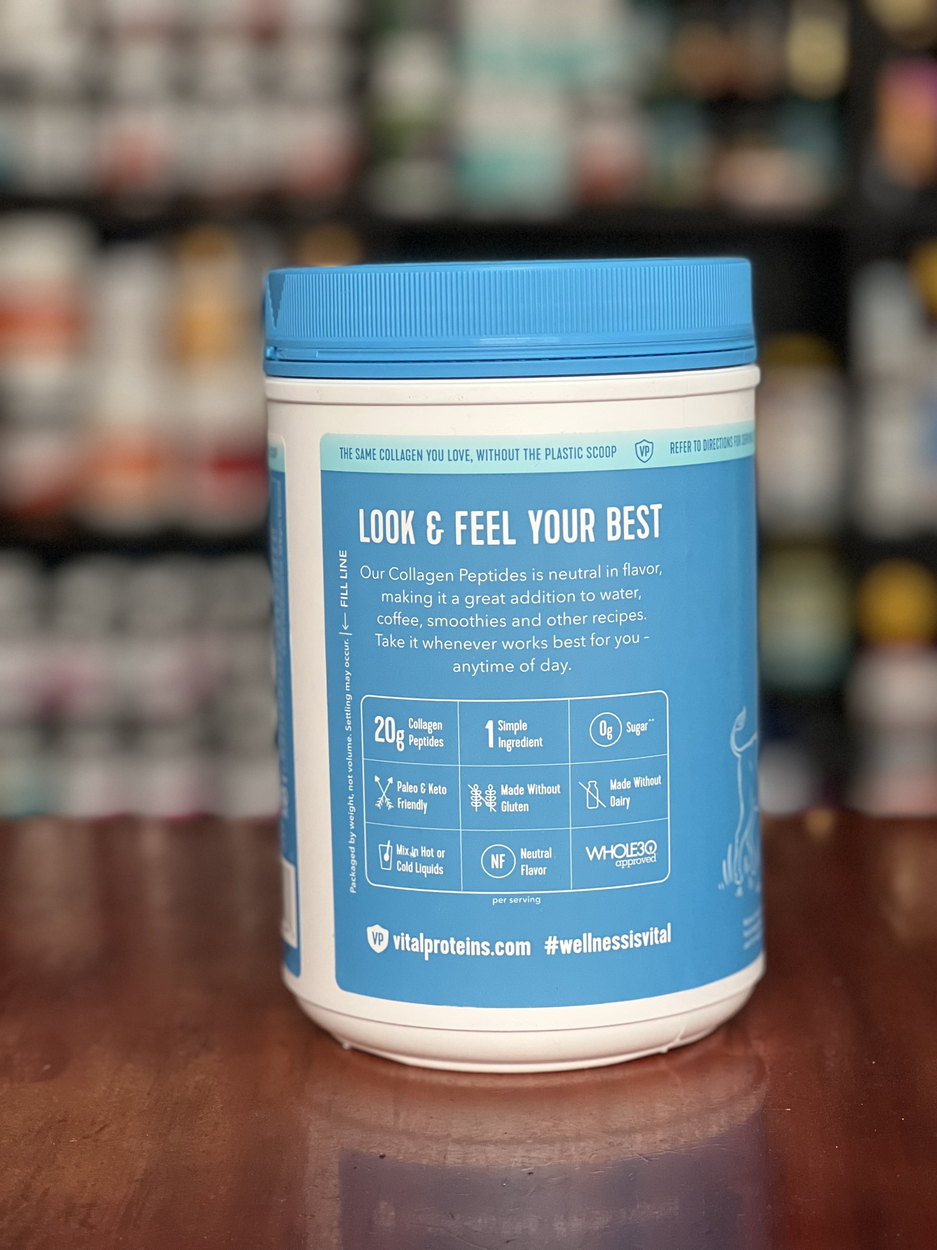 Collagen bột Mỹ Vital protein collagen peptides 680g