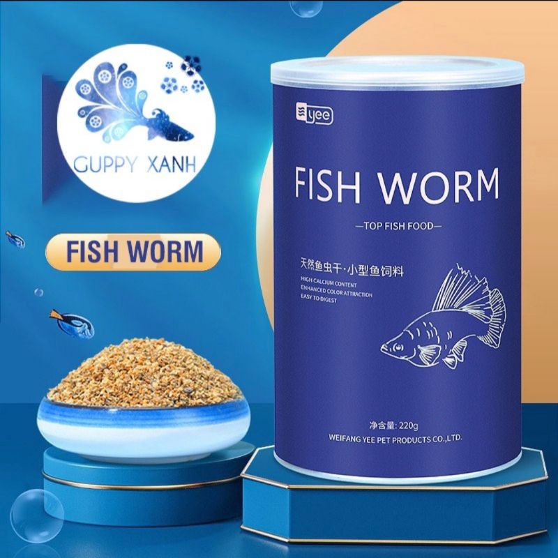 Thức ăn cá giúp cá lên màu và lên vây cực tốt - Bobo sấy khô