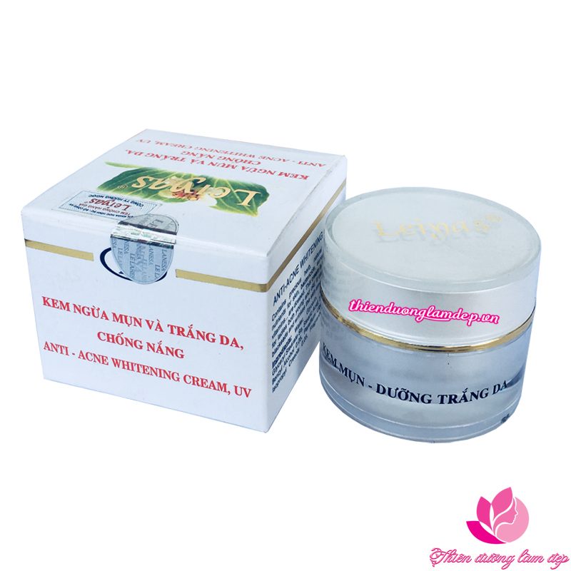 Kem ngừa Mụn và Trắng da, Chống nắng Leiyas - 5g giá rẻ