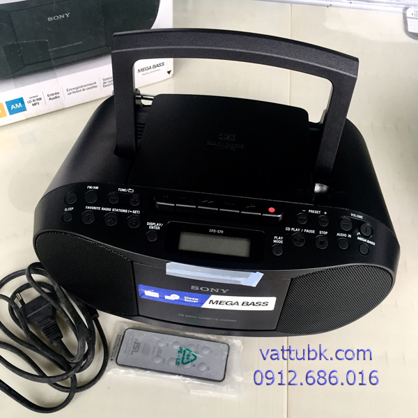 Đài học tiếng Anh Sony CFD S70