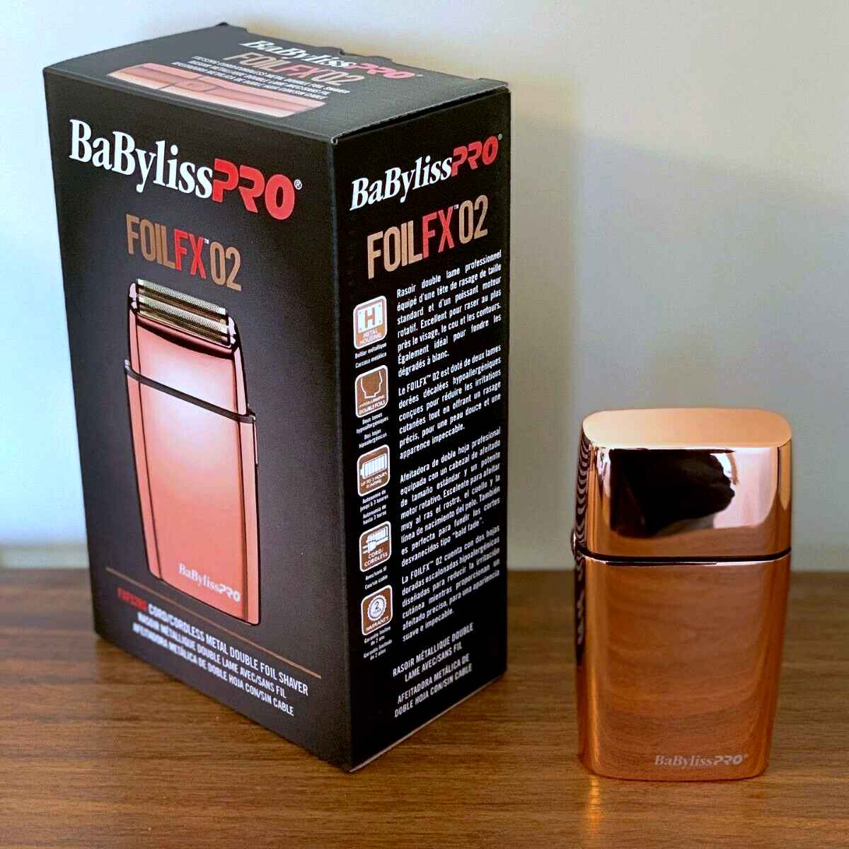 Máy Cạo BabylissPro Pro Foil FX2 Rose Gold