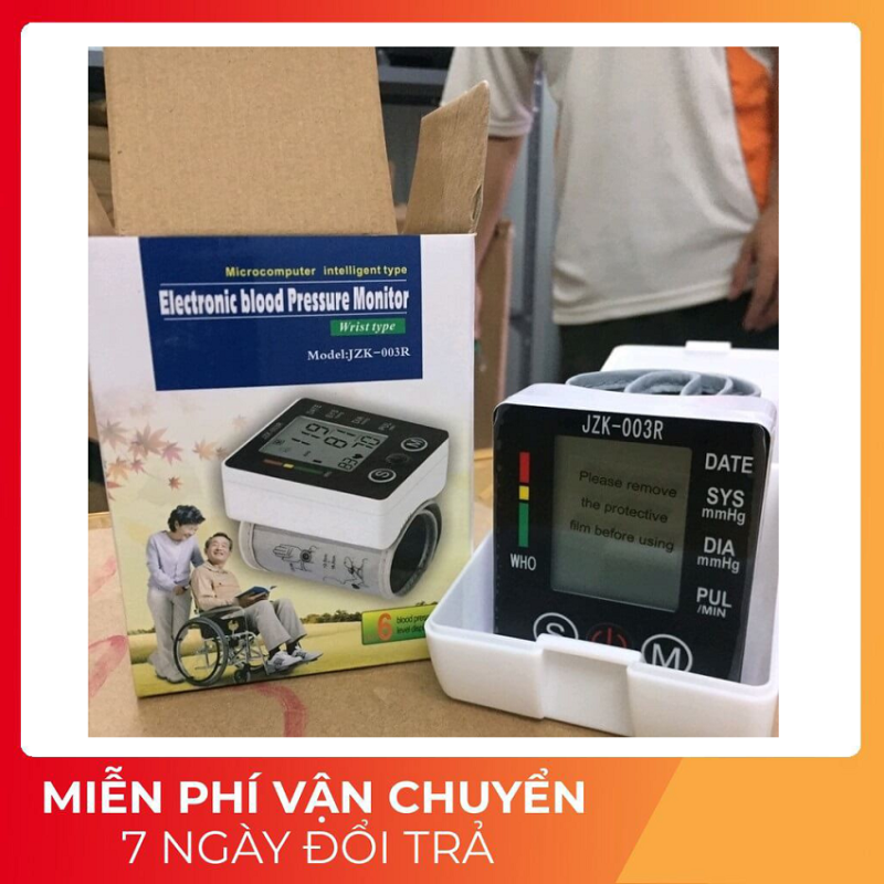Máy Đo Huyết Áp Điện Tử Tự Động- Tặng 1 Cặp Pin
