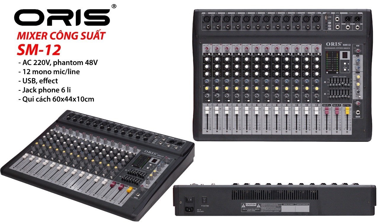 Bàn Mixer Oris SM12 USB