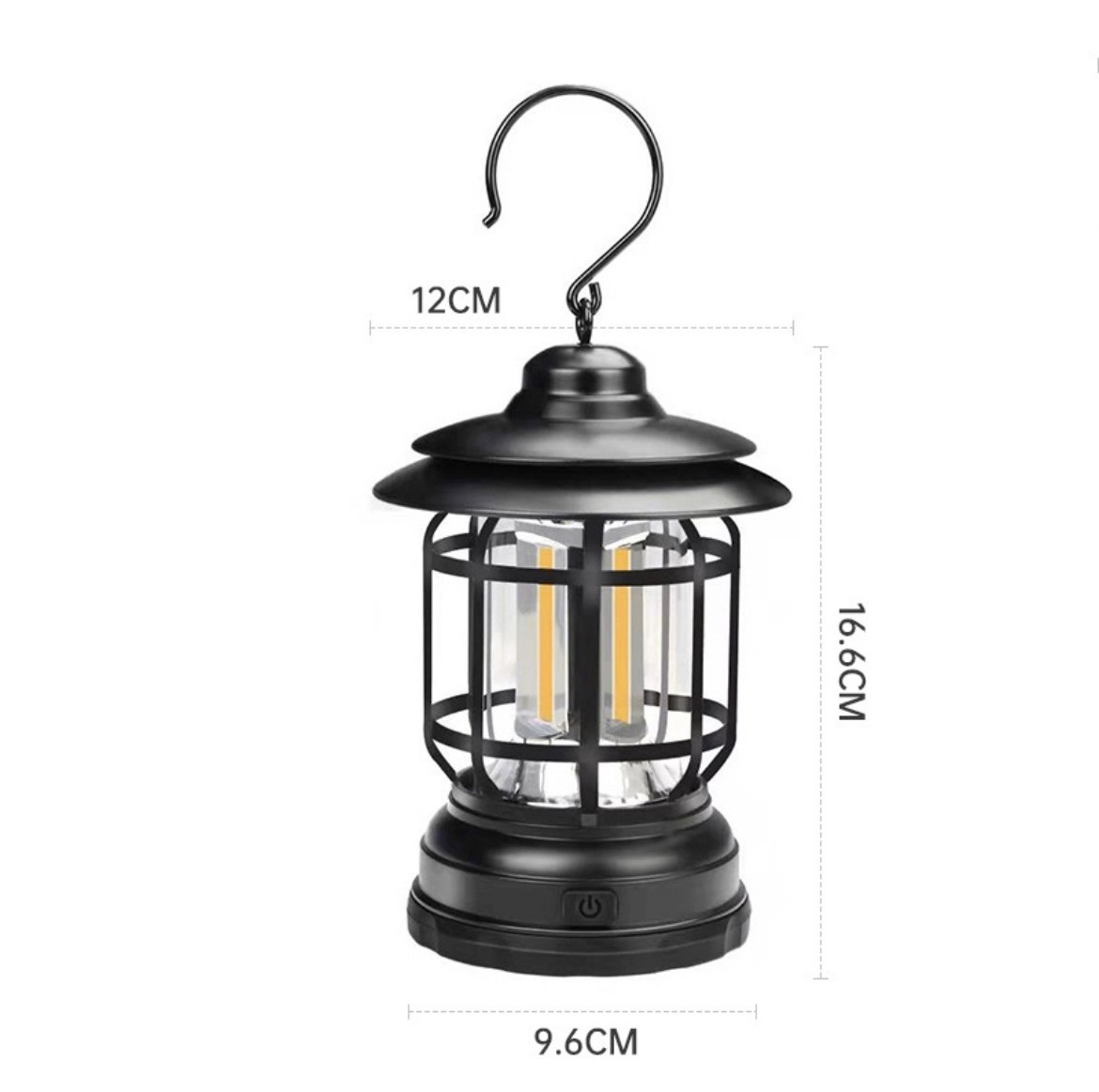 Đèn lồng cắm trại pin AA L-17 sáng trắng