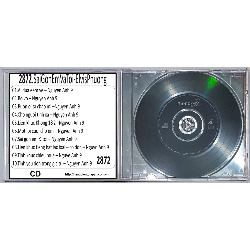 combo CD phono chép nhac như hình ( Gồm 8 đĩa ).
