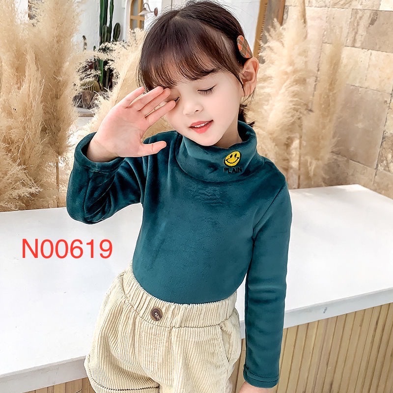 Áo Nỉ Cổ Lọ Trẻ Em (3 Màu) N619