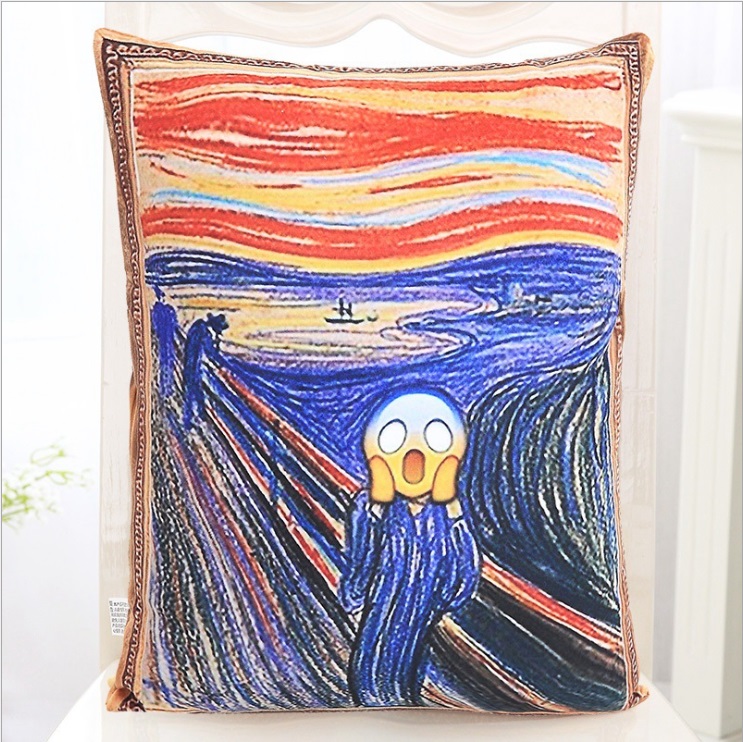 Pillow Decoration Oil Painting European Style KT 40*50 (9 Models)