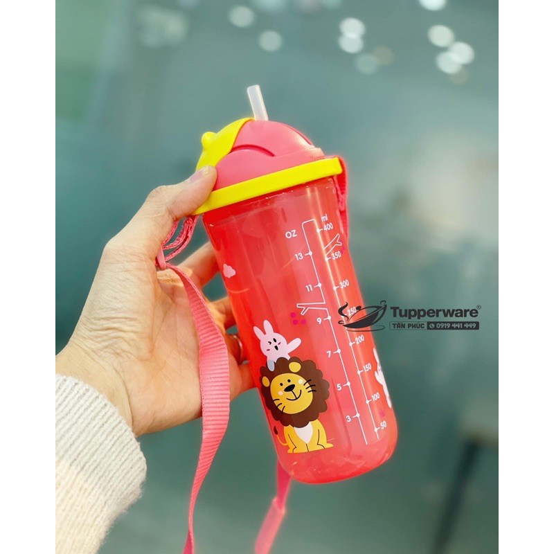 Tupperware Bình Nước Kids Printable Straw Tumbler 500ml