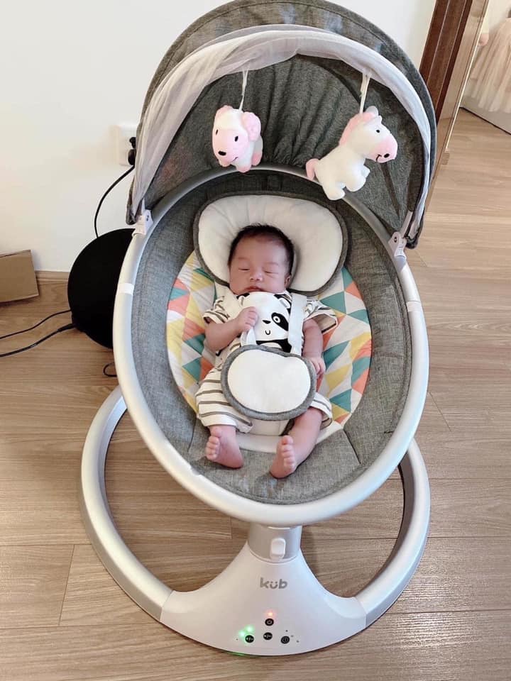 Nôi Rung Điện Tự Động Cho Bé Kub