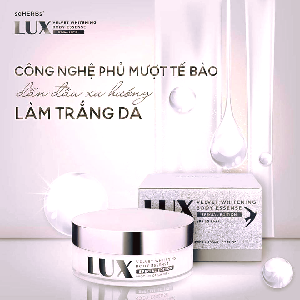 Kem body lux dưỡng trắng da tinh chất yến lux sohers phiên bản mới 280ml