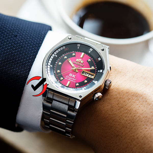 Đồng Hồ Cơ Nam SK Mặt Lửa Cao Cấp Chống Nước Chống Xước Automatic