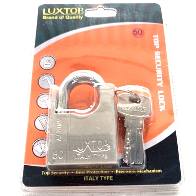 Luxtop 5-Inch Anti-Cut Padlock