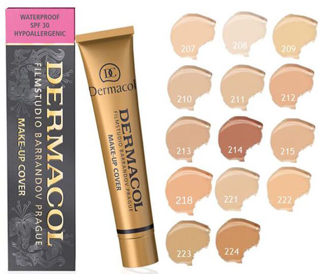 Kem nền che khuyết điểm Dermacol (hàng auth)
