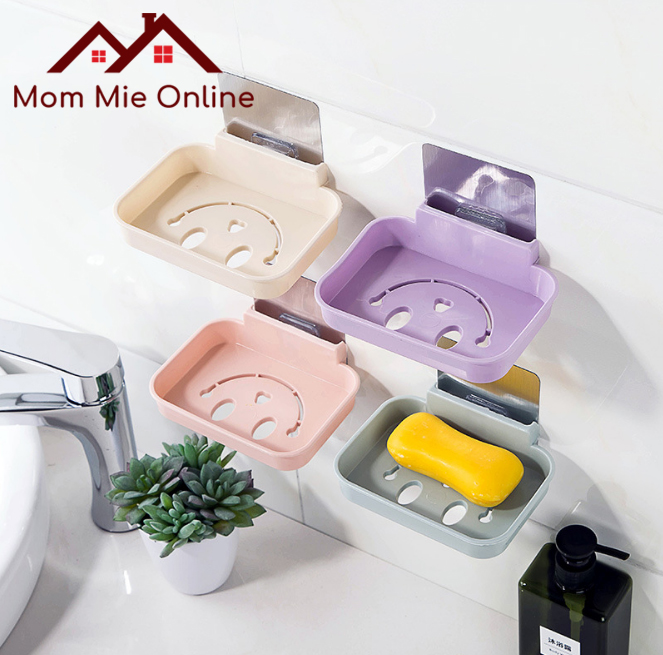 [HCM]Khay để xà bông dán tường hình mặt cười - J141