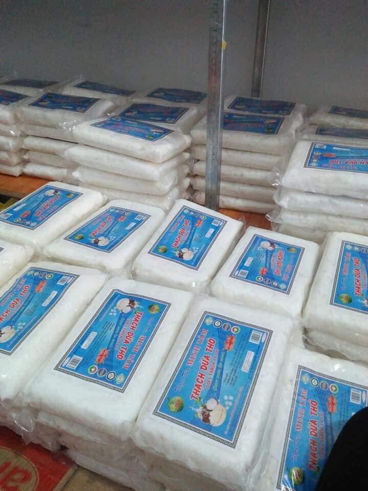 combo 5kg thạch dừa thô tặng kèm hương dừa