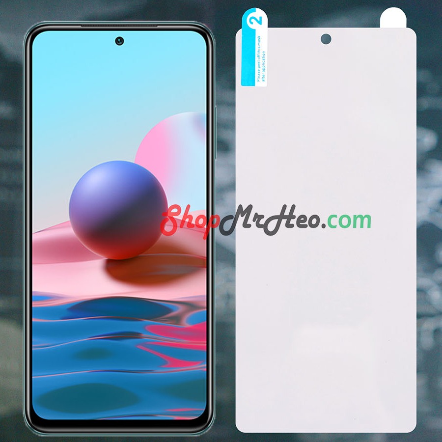 [HCM]Dán Dẻo PPF Full Màn Hình Xiaomi Redmi Note 10 - Redmi Note 10 Pro