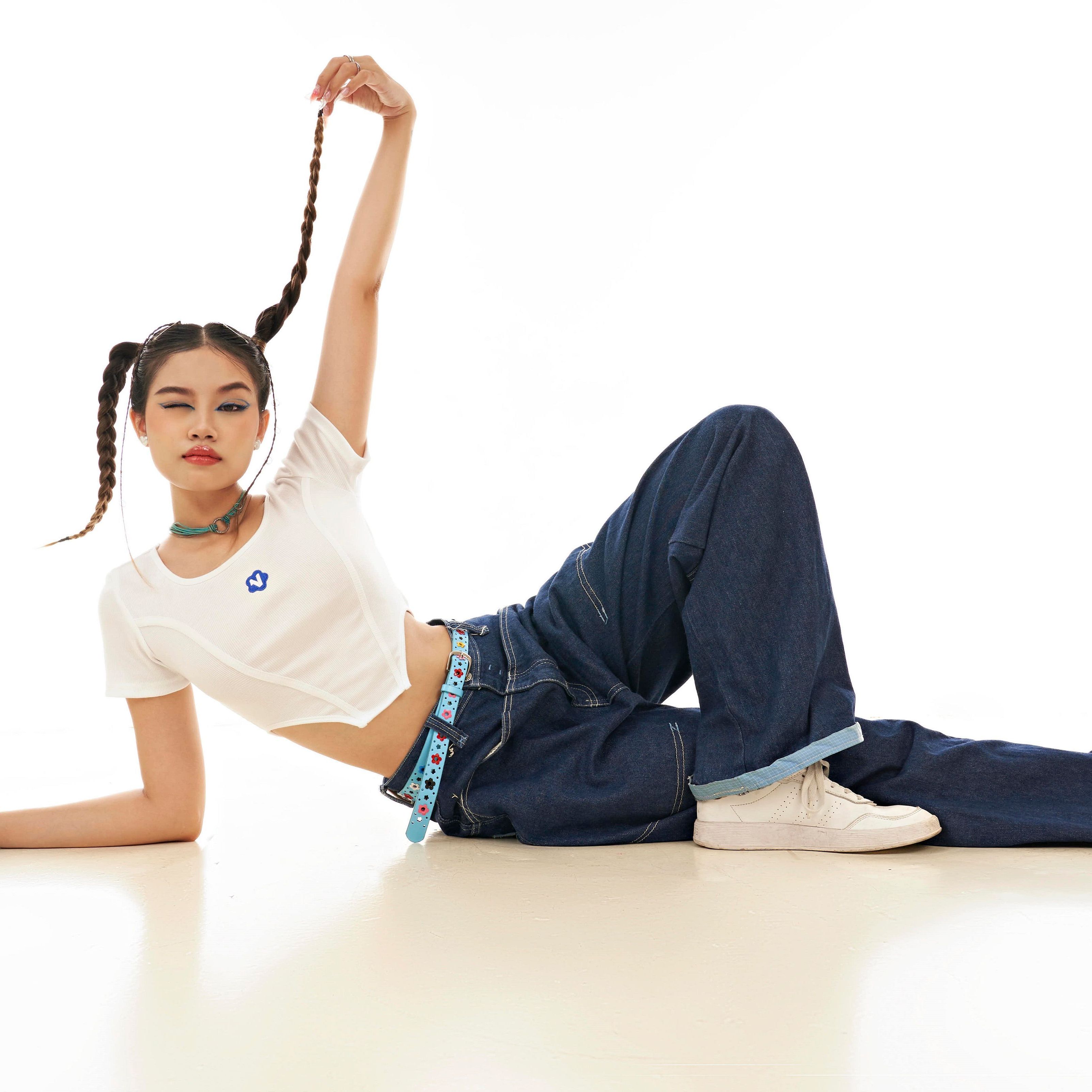Áo croptop khoét eo tay ngắn Vicolas - VICO16