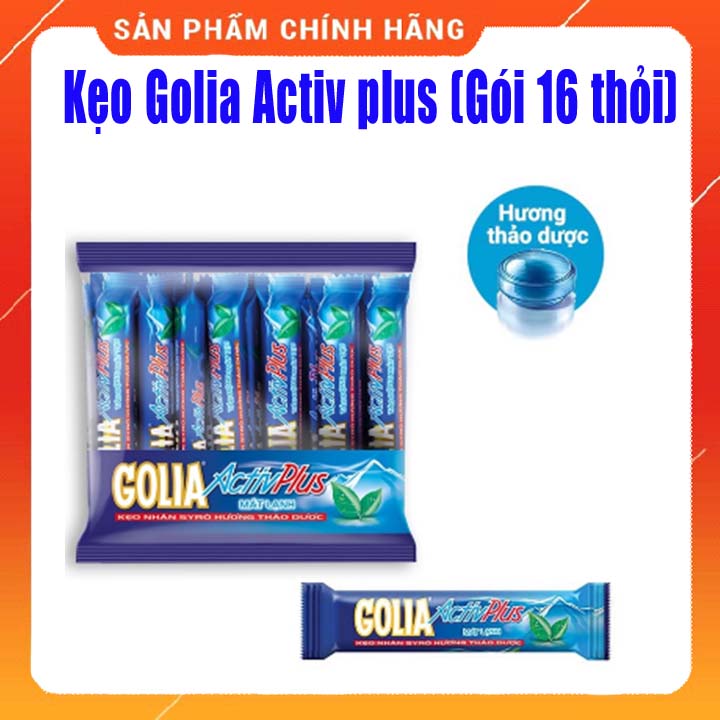 Kẹo Golia Activ plus ăn vặt (Gói 16 thỏi)