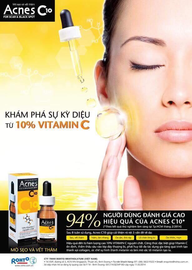 Vitamin C nguyên chất Acnes C10 15ml