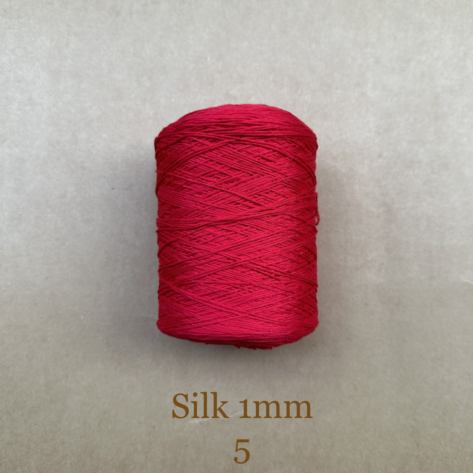 100% Silk Yarn Roll, 1mm, 300g, Solid Color