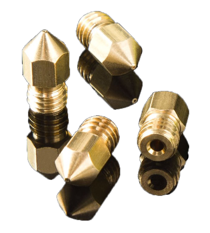 Đầu đùn nhựa máy in 3d CREALITY 3D Printer Part 3D Printing Brass Nozzle cho Ender 3 và Ender 5 Series ..5pcs/ set