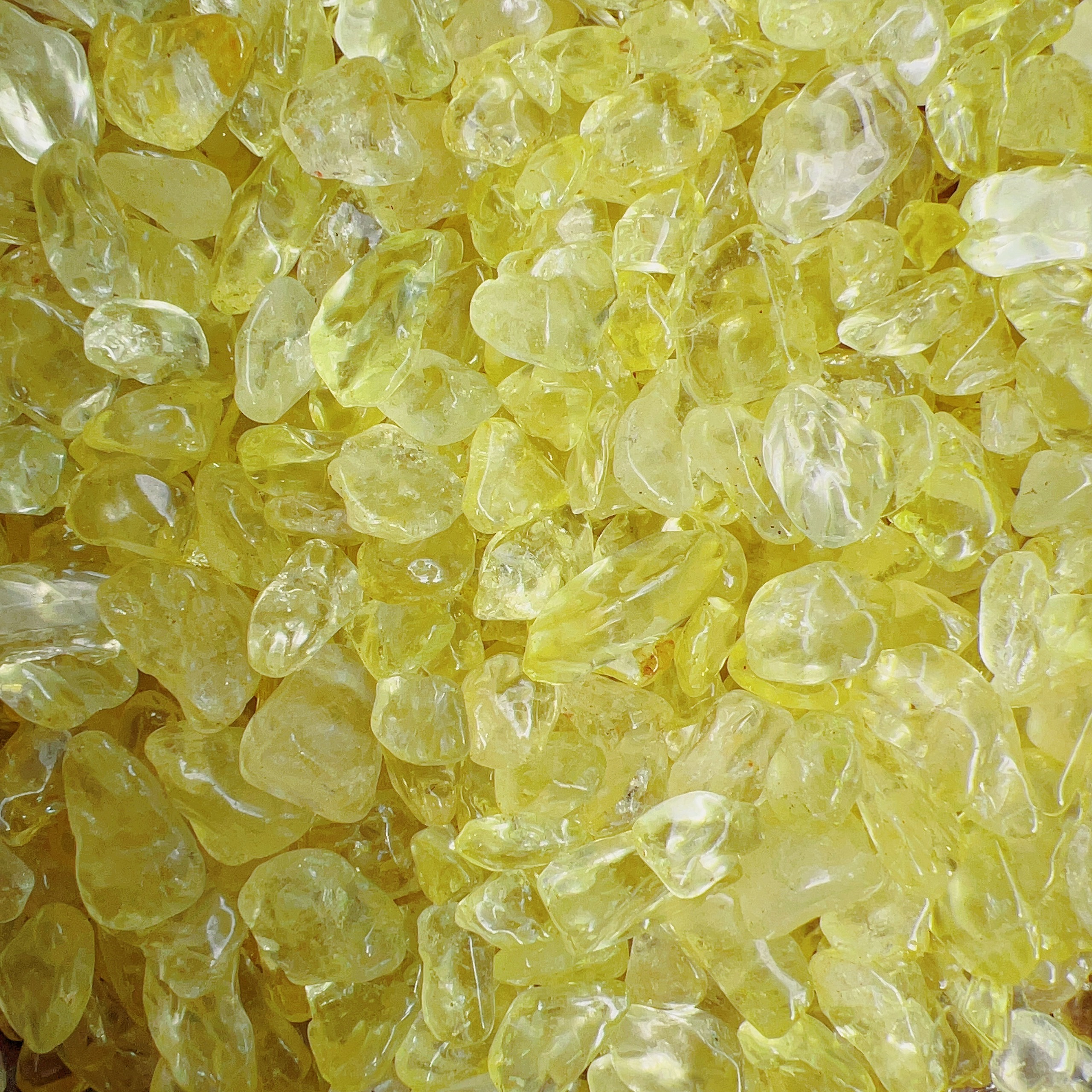 100g vụn đá Citrine - Thạch anh vàng tự nhiên