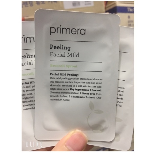 Combo 10 gói sample tẩy da chết dịu nhẹ Primera Facical Mild Peeling, chất lượng sản phẩm đảm bảo an toàn đến sức khỏe người dùng và cam kết hàng đúng mô tả cao cấp