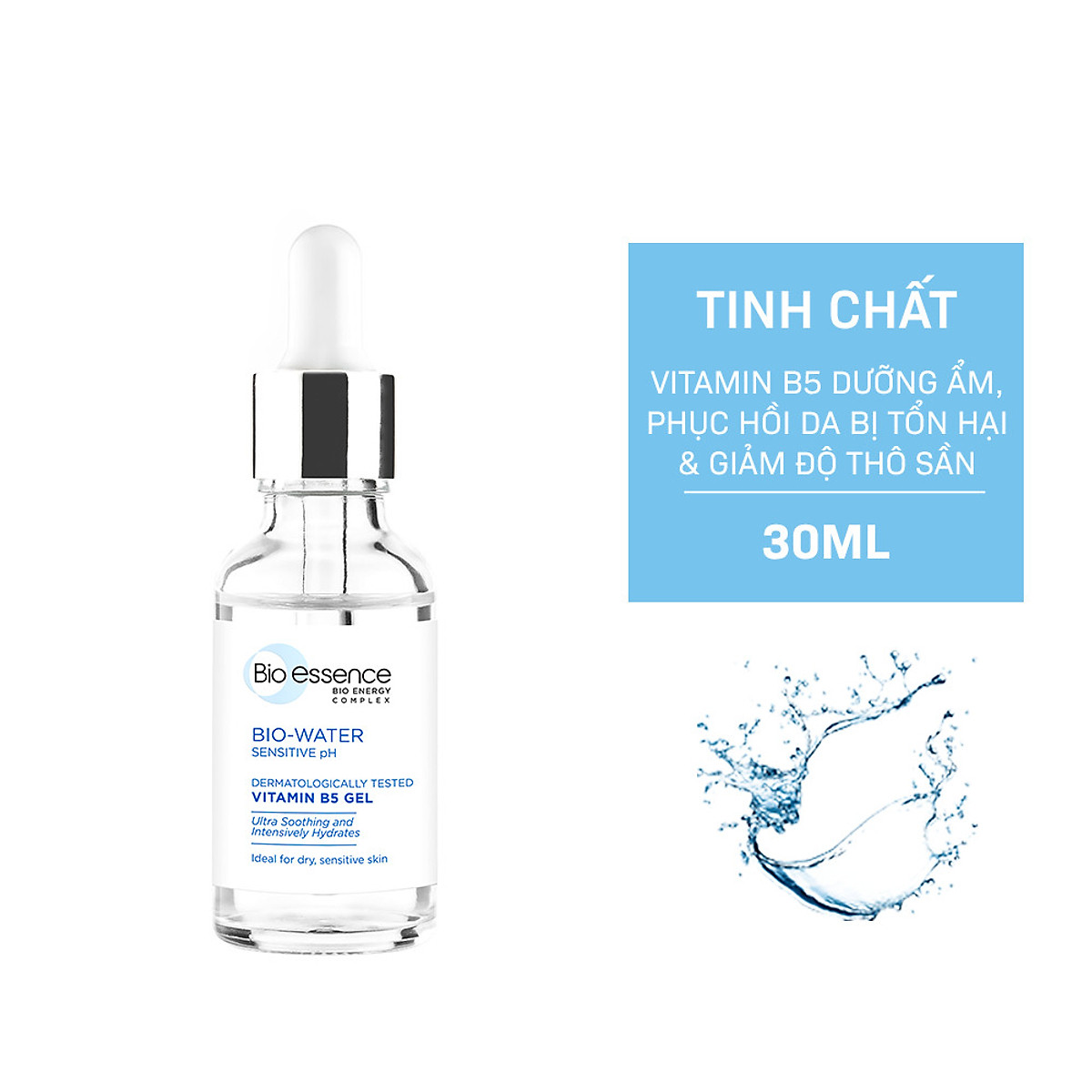 [HCM]Tinh Chất Bio-Essence Bio-Water Sensitive Ph Vitamin-B5 Gel 30Ml