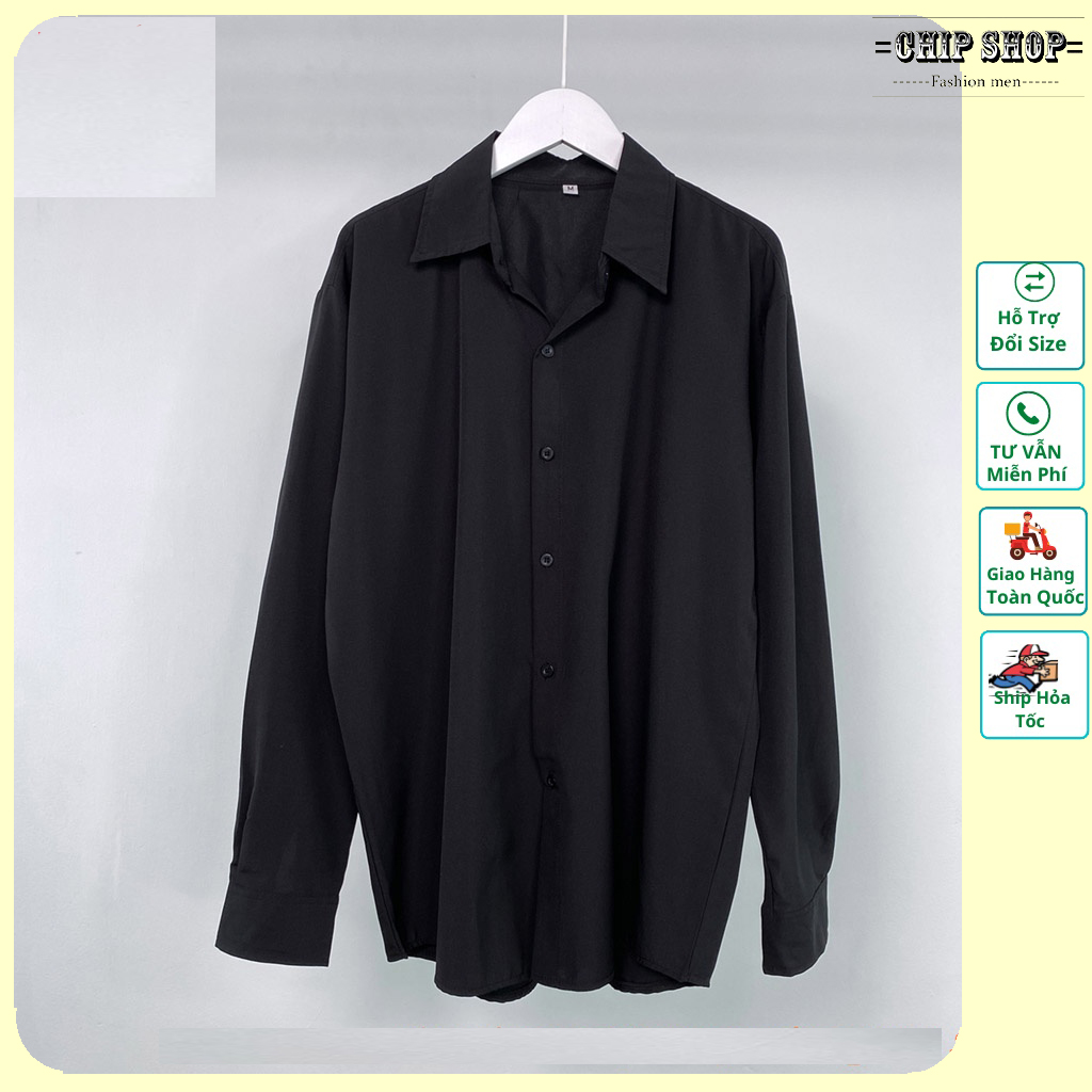 Áo sơ mi form rộng nam nữ Unisex oversize phong cách Ulzzang hàn quốc