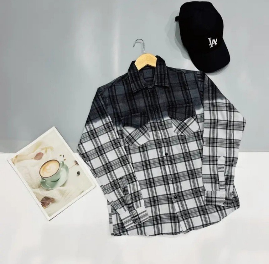 Áo sơ mi nam dài tay caro  phong cách hàn quốc vải nỉ caro mịn không nhăn mẫu mới nhất đẹp Hot Trend N77 FASHION