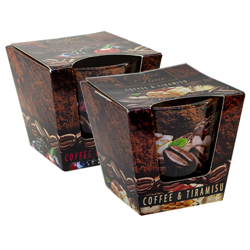 Combo 2 Ly nến thơm phòng Coffee Time 115g - cà phê tiramisu