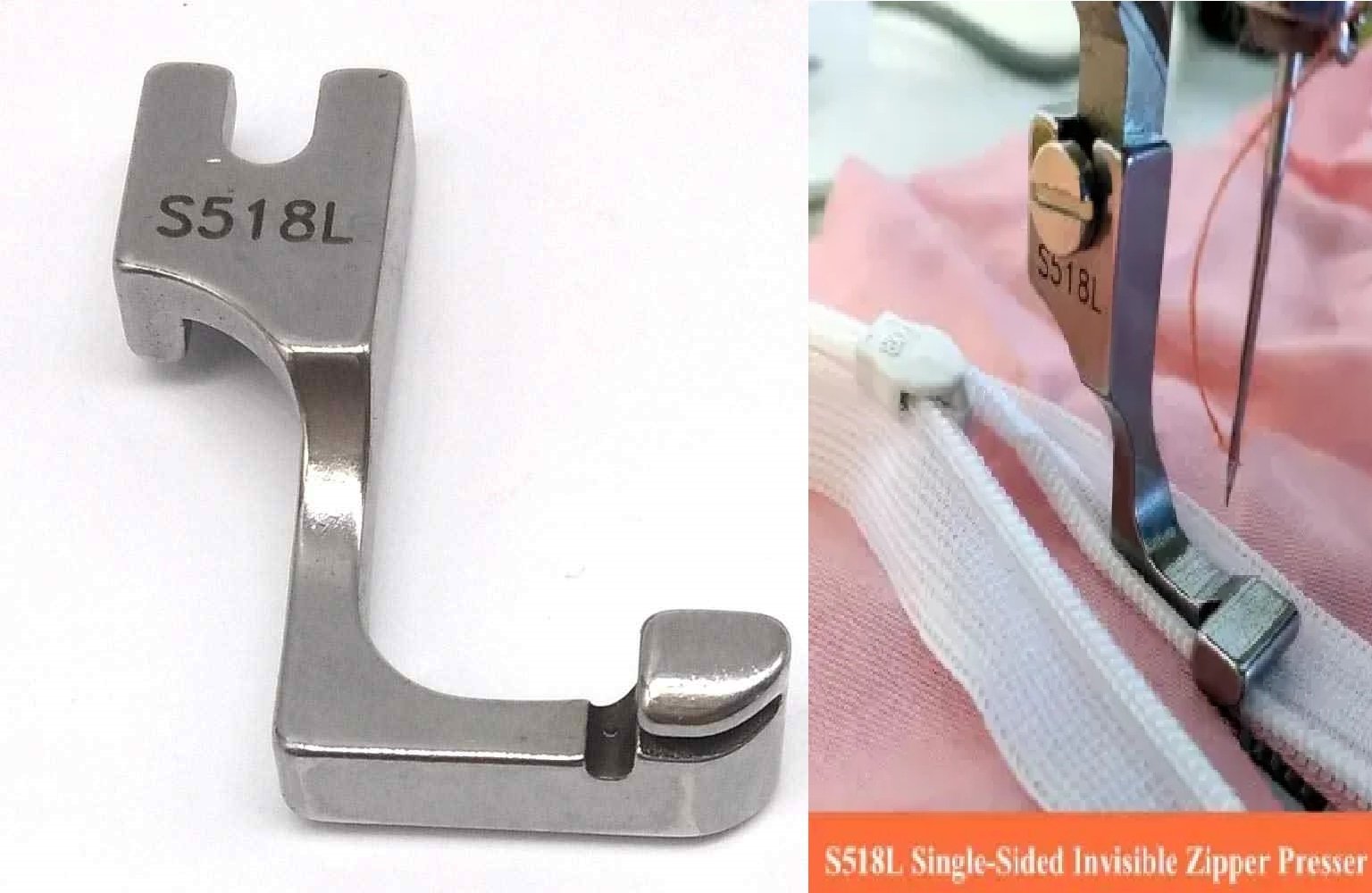 chân vịt tra dây kéo giọt nước S518L