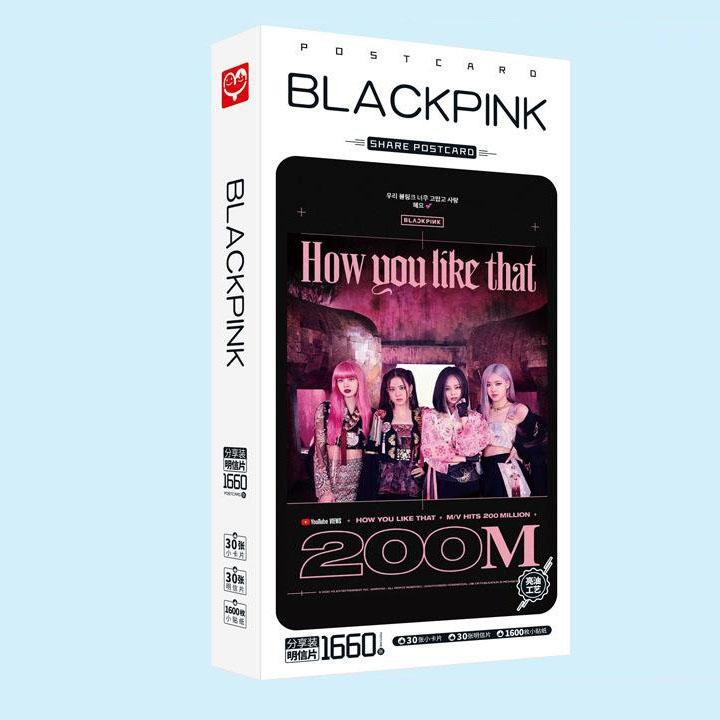 Hộp ảnh postcard nhóm Blackpink