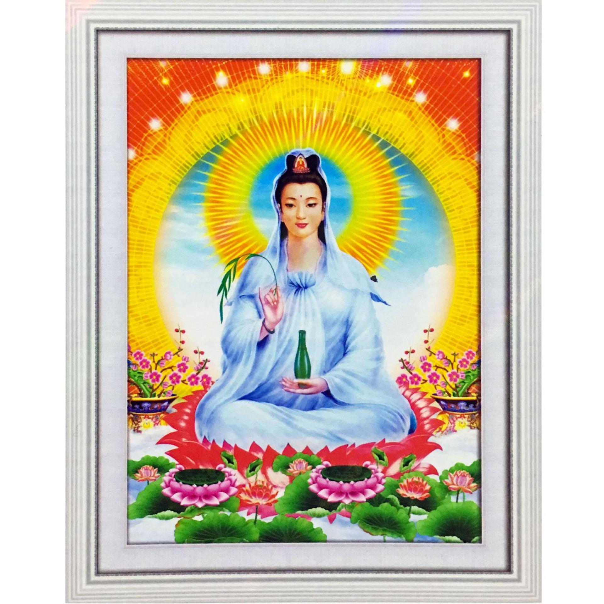 Tranh THÊU 5D - Phật Quan Thế Âm Bồ Tát