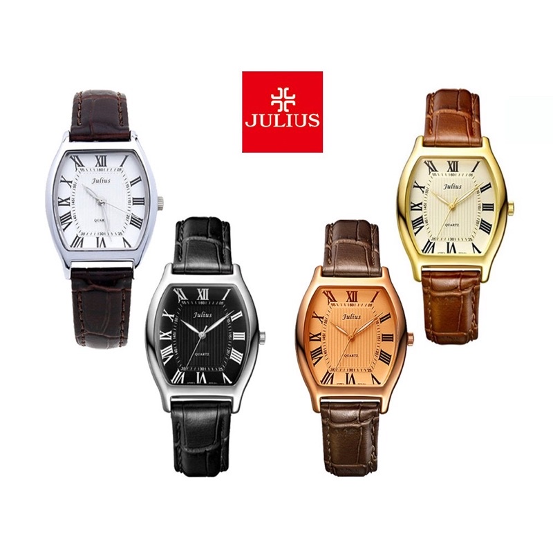 Đồng hồ nữ JA-703L Julius Hàn Quốc mặt oval (Nhiều màu)