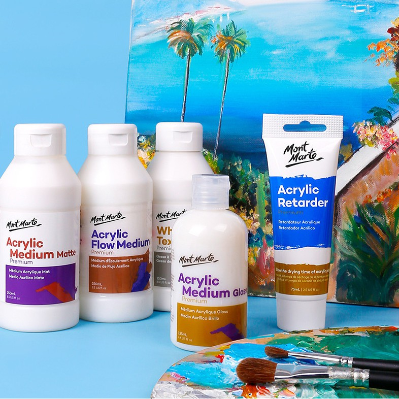 [HCM]DUNG DỊCH PHA MÀU MONT MARTE ACRYLIC MEDIUM GLOSS / MATTE (135 ML)