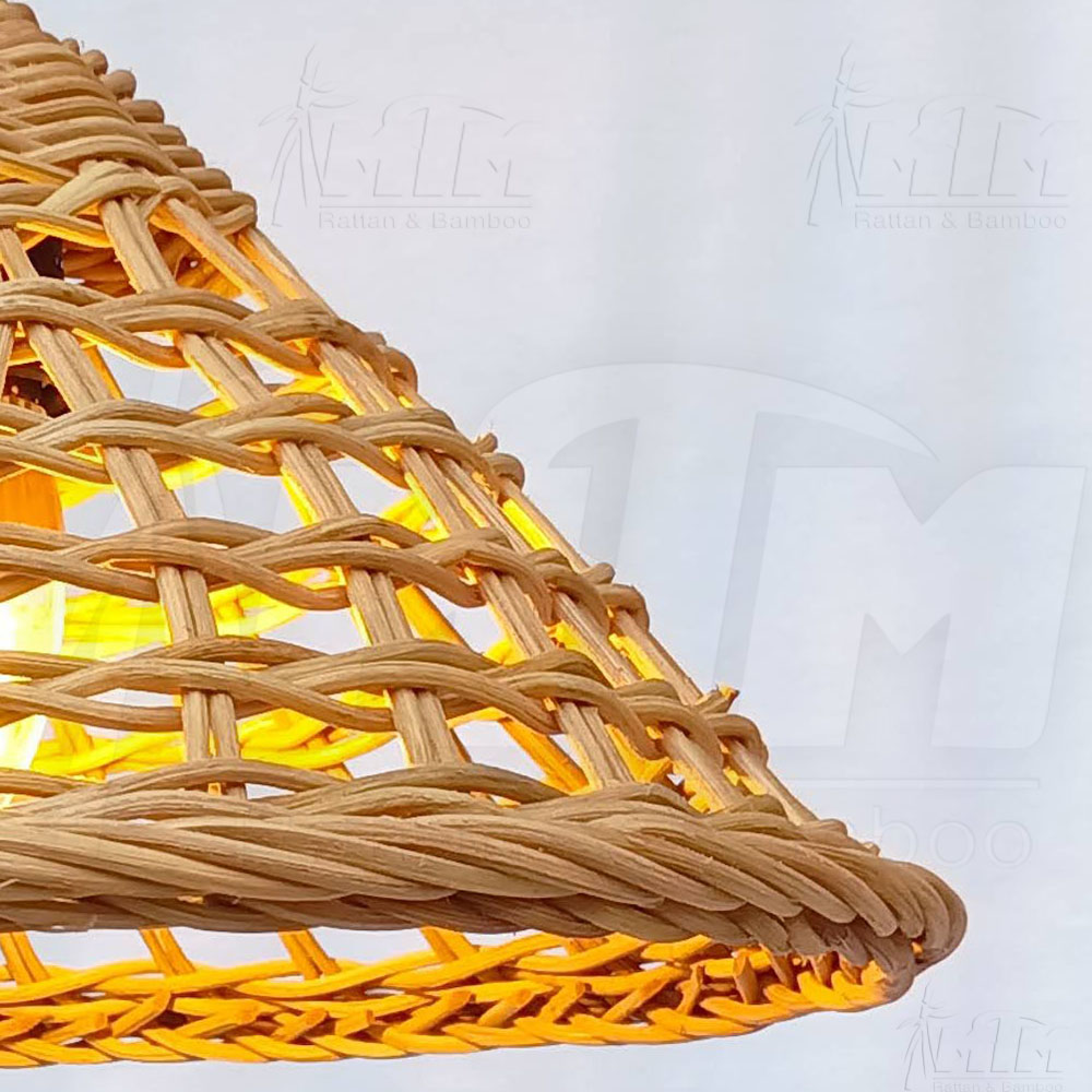 Đèn mây MTDM23 - Đèn mây tre, Đèn trang trí, Đèn treo thả