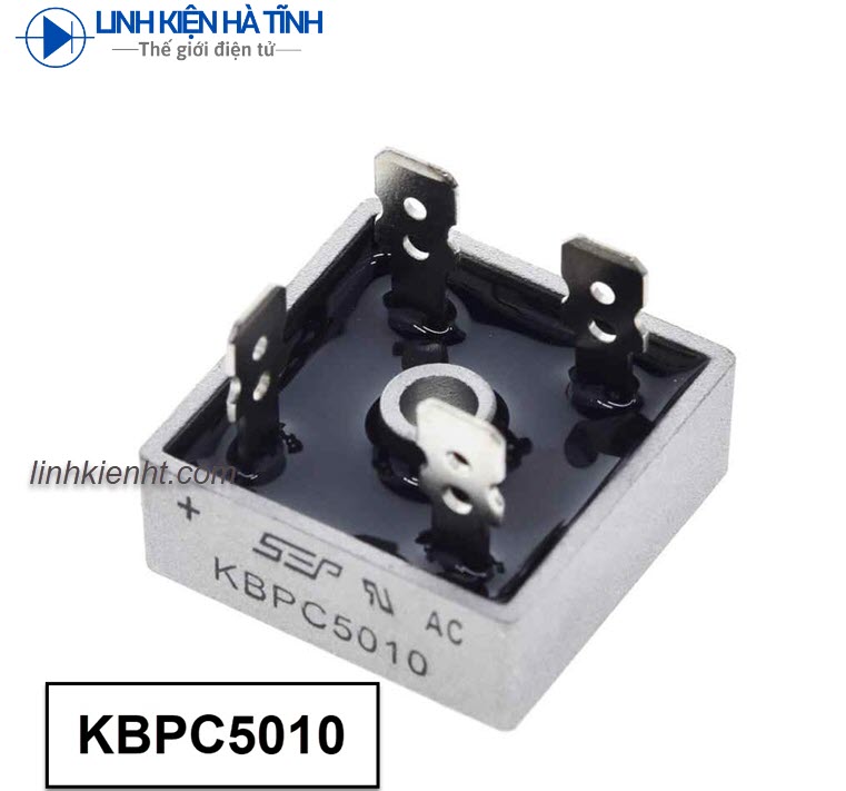 3 con Cầu chỉnh lưu DIODE 50A 1000V KBPC5010 C5010 5010 - CH19