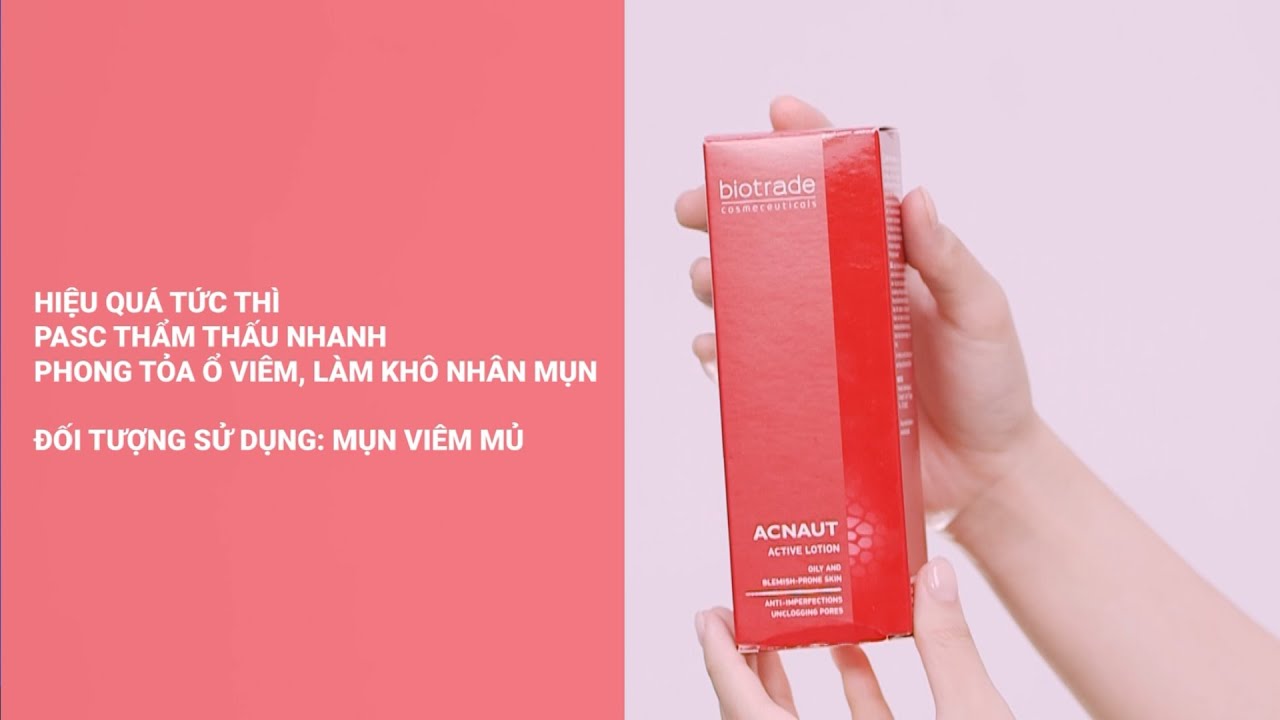 Lotion chấm mụn sưng viêm Biotrade Acnaut Active Lotion 10ml
