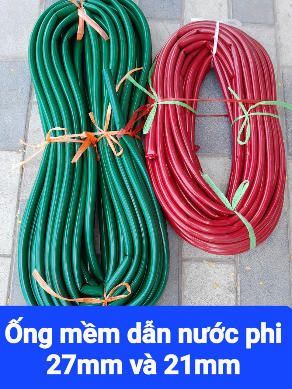 10 mét dây ống mềm dẫn nước phi 21 và 27 (set 10m)