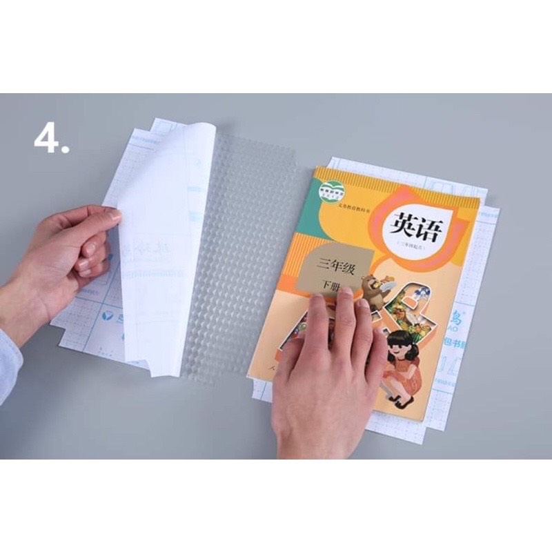 Set 10 Decal Bọc Sách Vở Cho Bé (tặng kèm nhãn vở)